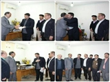 دیدار وتجلیل مهندس اسدپور فرماندار خداآفرین، بخشدار مرکزی و کارکنان فرمانداری از همکار آزاده دوران دفاع مقدس آقای #غیبعلی_اکبری د