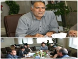 جلسه تعیین تکلیف وبررسی وضعیت زمین های مسکن  شرکت تعاونی جانانلو به ریاست مهندس اسدپور فرماندار خداآفرین 