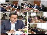 جلسه و نشست و هم اندیشی مهندس امیری راد فرماندار شهرستان خداآفرین با معاون فرماندار و بخشداران و کارکنان فرمانداری در آستانه عید نوروز 