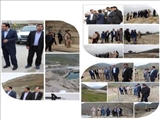 بازدید میدانی مهندس امیری راد از سد خداآفرین و روستاهای حاشیه رودخانه ارس