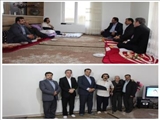 دیدار مهندس امیری راد فرماندار شهرستان خداآفرین به همراه معاون فرماندار و استاد خسرو سرتیبی با هنرمند و چهره برجسته و تاثیرگذار موسیقی #استاد_آشیق_محبوب_خلیلی