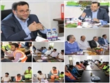 نشست صمیمی فرماندار شهرستان خداآفرین با کارگران شرکت جامع راه جنوب به مناسبت روز جهانی کار و کارگری