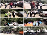 بازدید سرزده مهندس حاتمی معاون فرماندار خداآفرین ازکمپ گردشگری آینالو