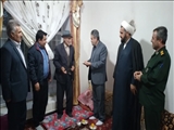 دیدار فرماندار خداآفرین با خانواده شهدا